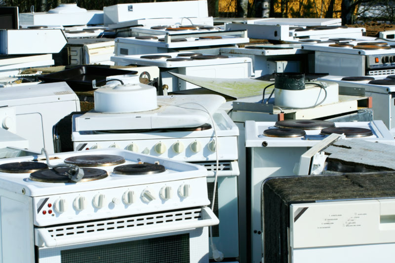Appliance Removal with Greenhaulics includes washers, dryers, ovens, and more