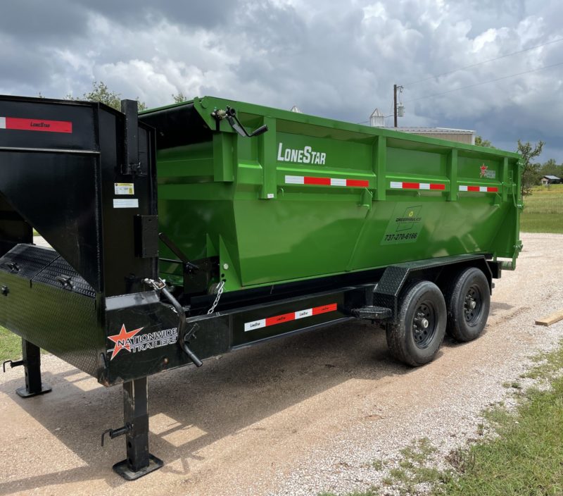 Professional dumpster rental services with Greenhaulics junk removal in Austin metro